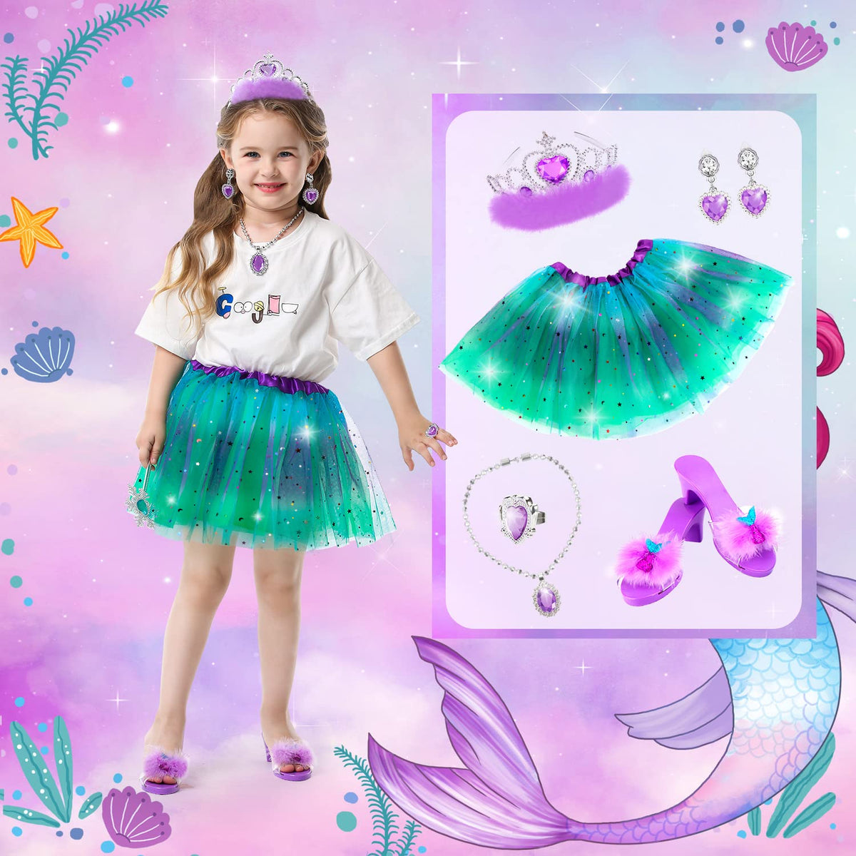 HAMSILY ice princess shoes with snowflake accents for stylish storytelling.