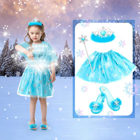 HAMSILY unicorn rainbow skirts pair with shoes for coordinated dress-up outfits.