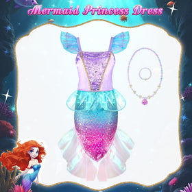 HAMSILY unicorn princess dress perfect for birthday dress-up and pretend adventures.
