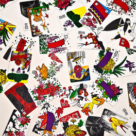 Hanafuda Hawaii stylish, beautifully designed cards with helpful cues