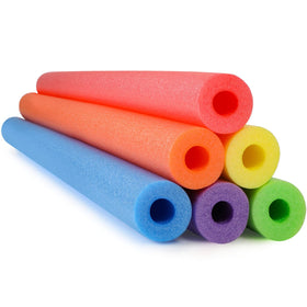 Hanaive green pool noodle for buoyant pool play and color coding.