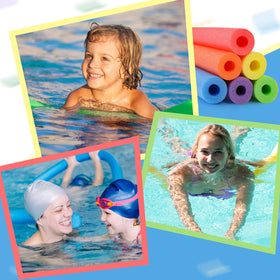 Hanaive yellow pool noodle stands out for bright pool cues.