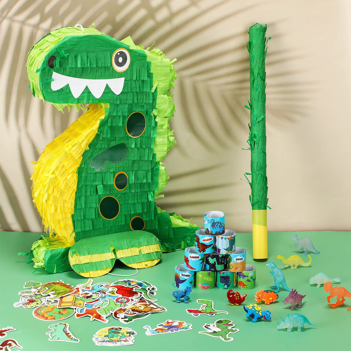 Hanaive dinosaur stickers for decorating or treasure hunt notes.