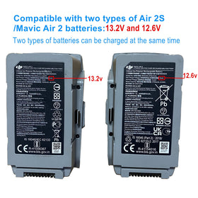 Hanatora 5-in-1 charging hub ready for parallel charging of multiple batteries and remote.