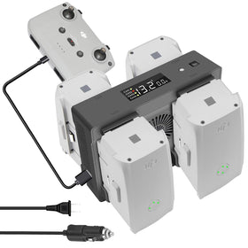 Hanatora Air 2S charger dock powering DJI Air 2S and Mavic Air batteries safely at home.