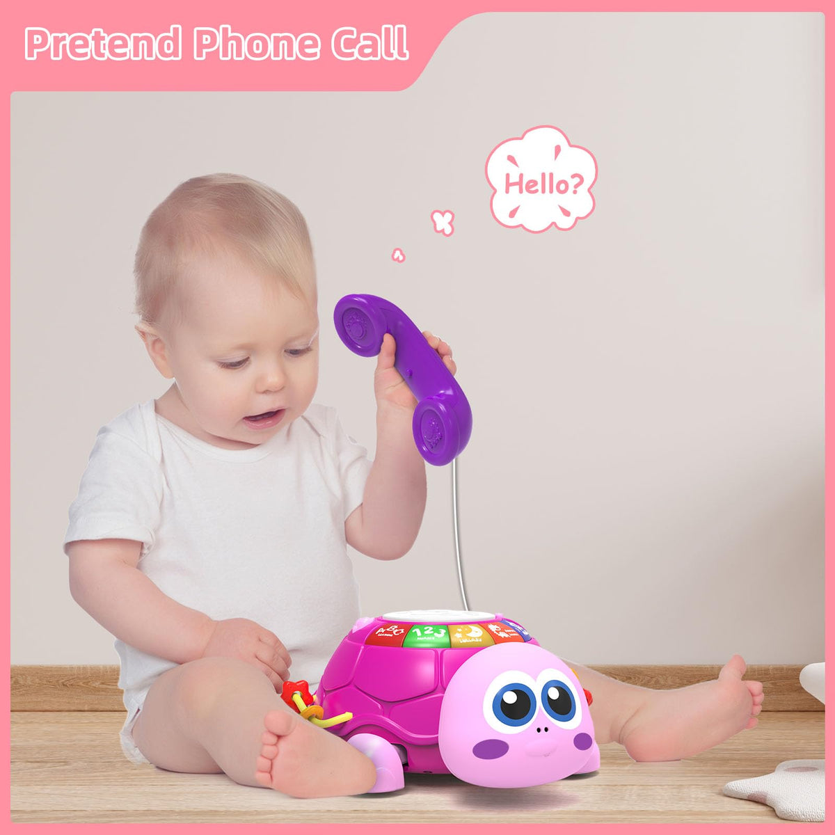 Hanayo safe ABS material and BPA-free construction for gentle baby use.