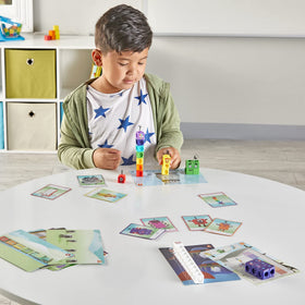 hand2mind Numberblocks Activity Guide with multi-language instructions