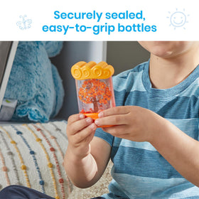 hand2mind Changing Seasons Sensory Tubes color-coded design for easy season identification.