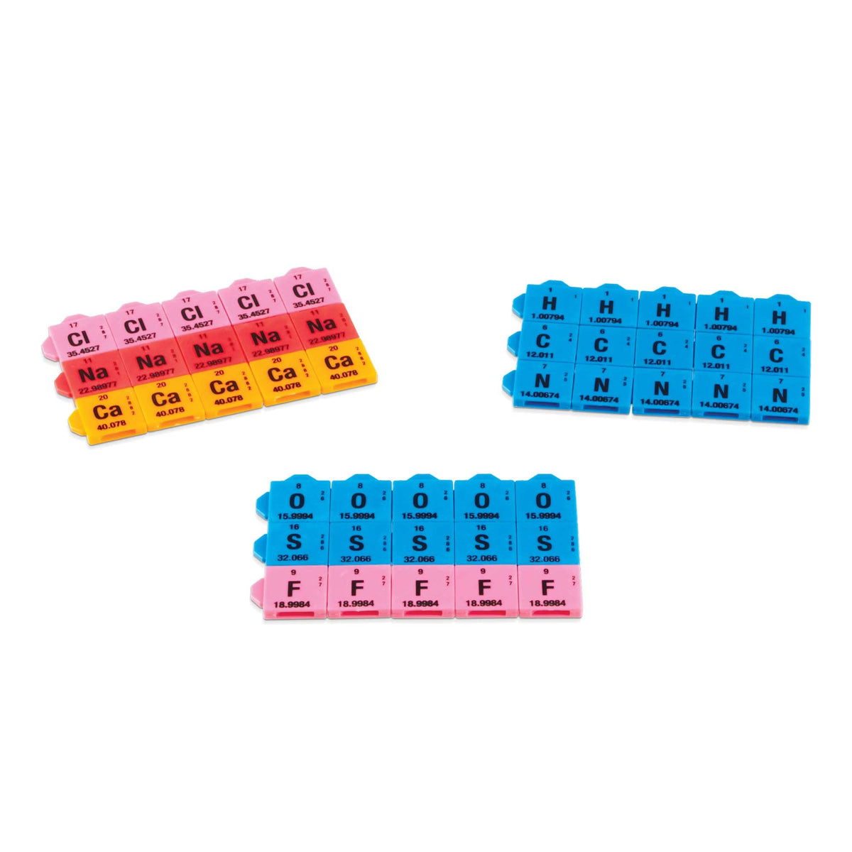 hand2mind durable tiles snap together to form a complete periodic table for practice.