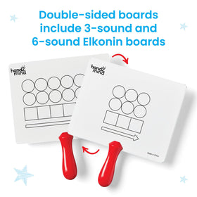 hand2mind Elkonin box getting started guide supports lesson planning.