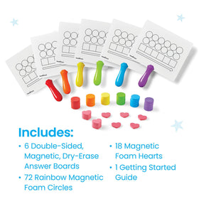 hand2mind Elkonin magnetic circles phonemes for decoding practice.