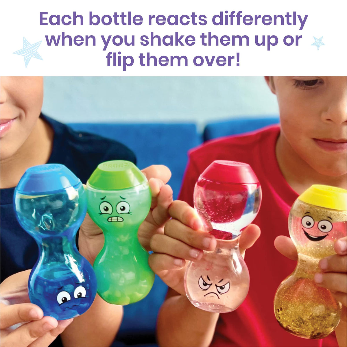 hand2mind Express Your Feelings bottle Sad face aids expressing needs.