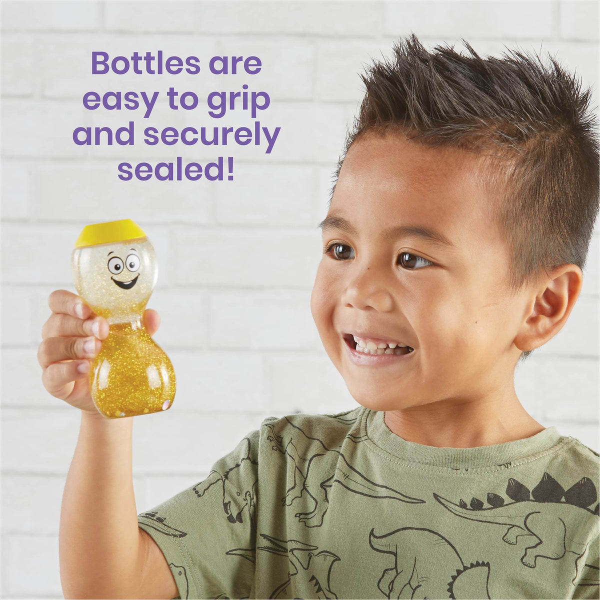 hand2mind Express Your Feelings bottle Scared face encourages coping conversations with adults.