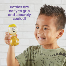 hand2mind Express Your Feelings bottle Scared face encourages coping conversations with adults.