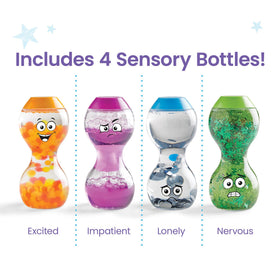 hand2mind Express Your Feelings impatient bottle closeup supports quick calm strategies.