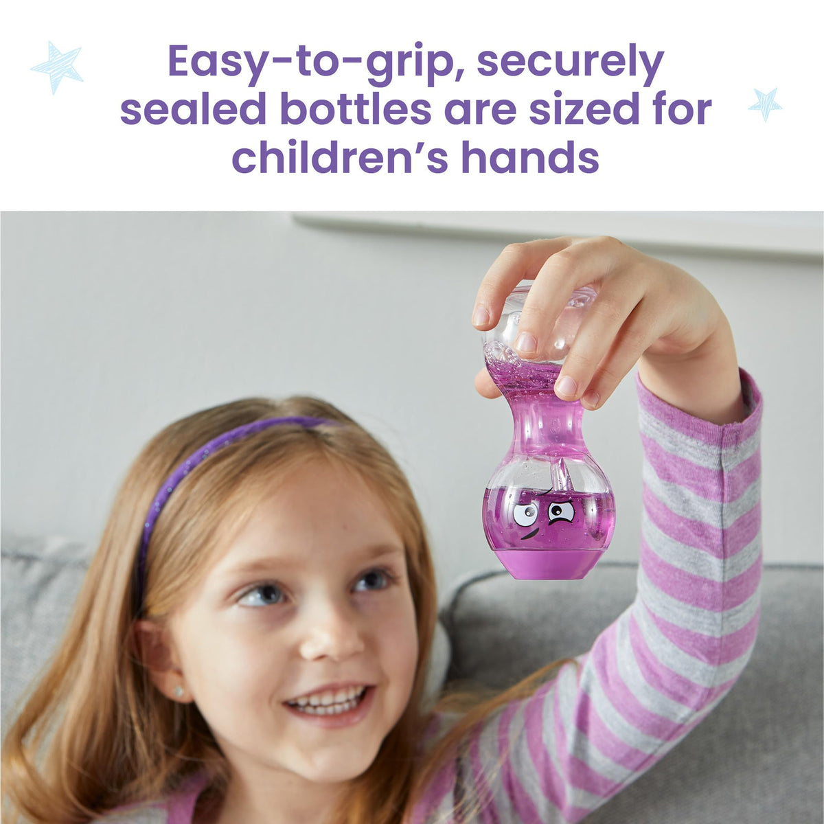 hand2mind Express Your Feelings nervous bottle calm-down option with soothing visuals.