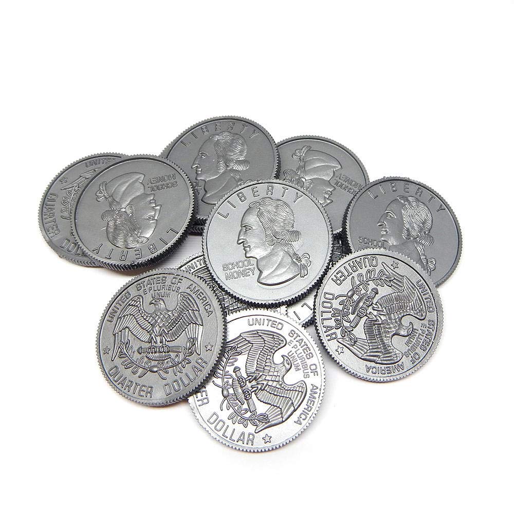 hand2mind Sacagawea dollar coins for classroom role-play.