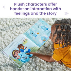 hand2mind Feelings Family plush—Angry character helps kids name anger and discuss coping.