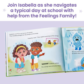 hand2mind Feelings Family plush—Scared character helps kids recognize fear and talk through it.