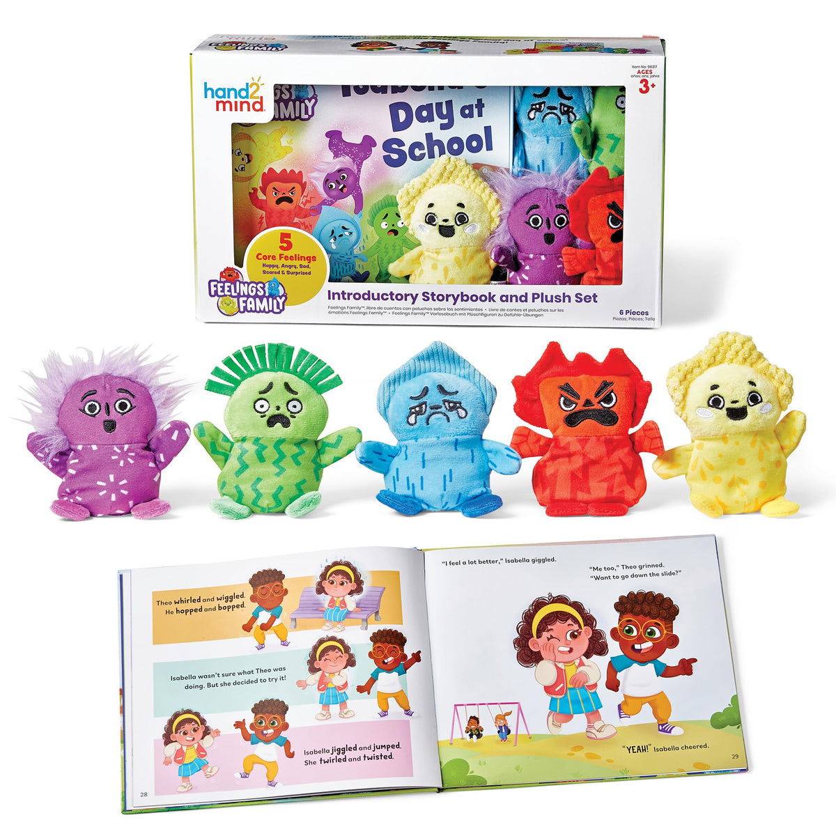 hand2mind Feelings Family storybook cover supports read-aloud SEL sessions.