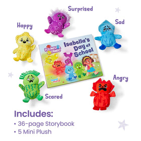 hand2mind Feelings Family storybook pages feature Isabella for classroom storytelling.