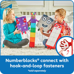 hand2mind Numberblock Ten Playful Pal plush close-up, showcasing soft material and huggability.