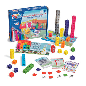 hand2mind Numberblocks 1-10 activity set cubes for hands-on counting practice