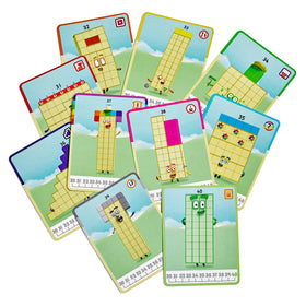 hand2mind Numberblocks 31-40 activity cards guide counting and basic operations through fun tasks