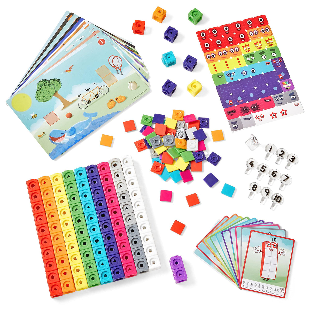 hand2mind Numberblocks character cards for storytelling math lessons
