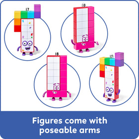 hand2mind Numberblocks durable plastic figures built for daily use