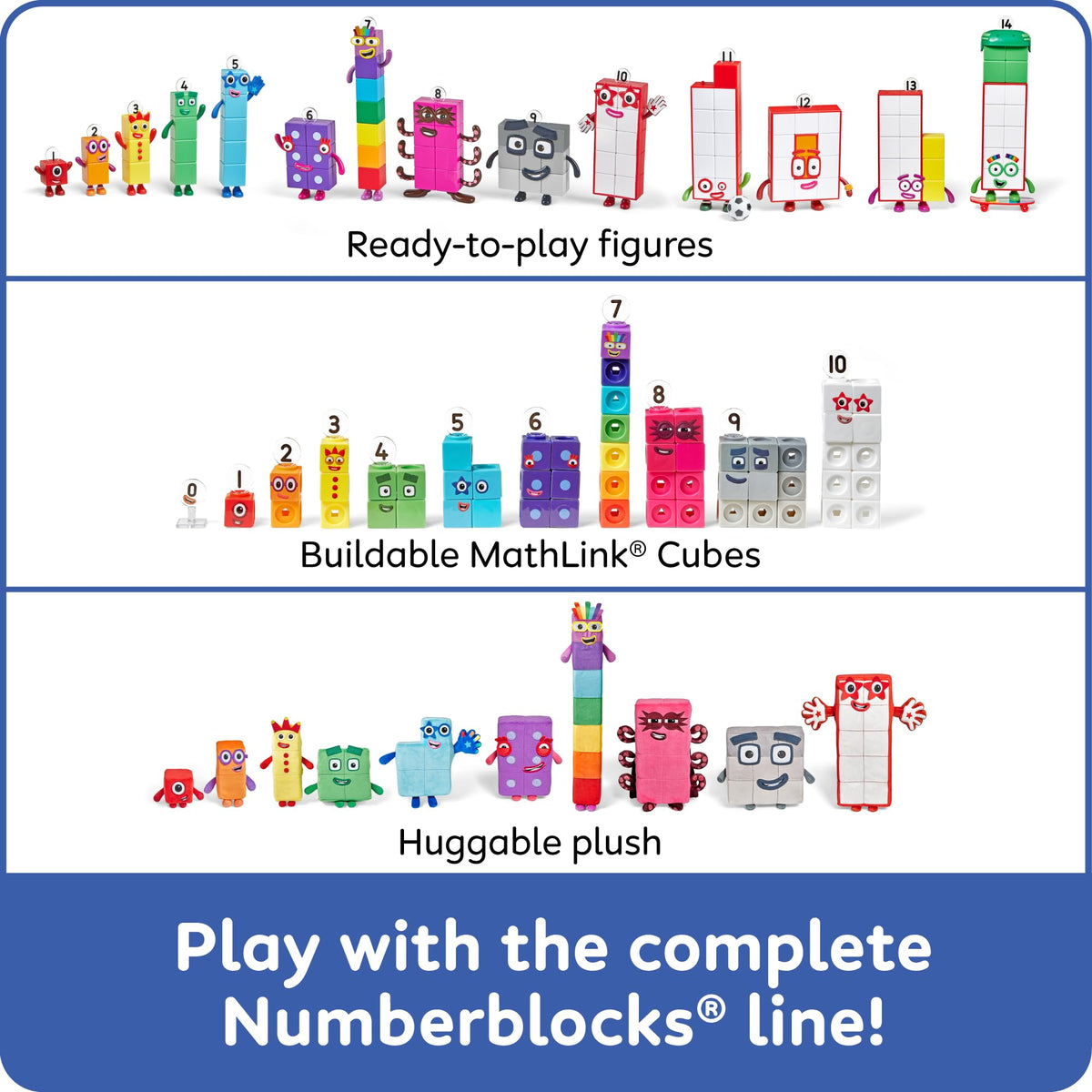 hand2mind Numberblocks Fifteen-Sixteen pack in action for early math exploration.