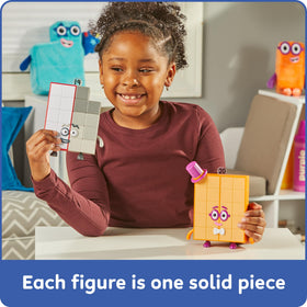 Hand2mind Numberblocks figures with poseable arms for dynamic play.