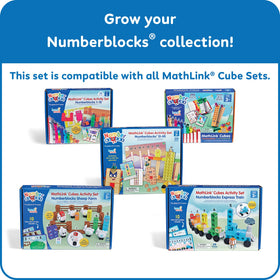 Hand2mind Numberblocks imaginative play supports early literacy alongside math exploration.