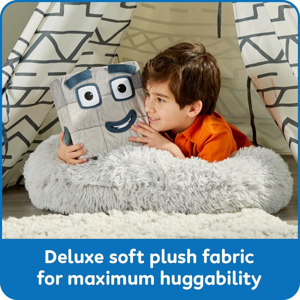 hand2mind Numberblocks Nine Playful Pal child hugs promote cozy storytelling and counting adventures.