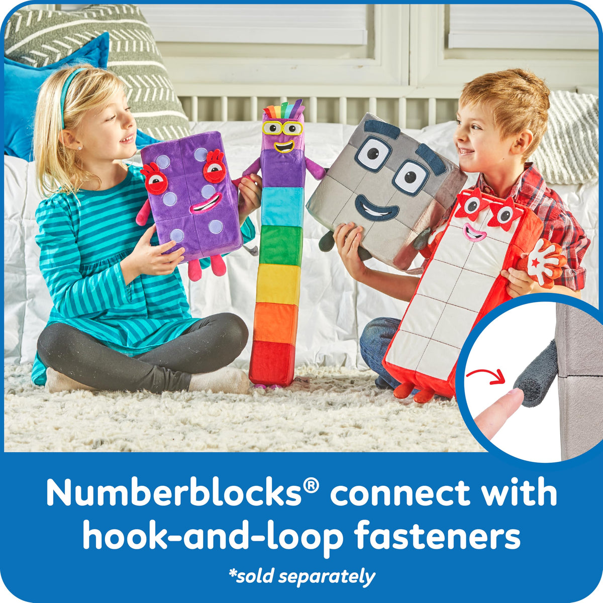 hand2mind Numberblocks Nine Playful Pal packaging showcases gift-ready presentation for birthdays.
