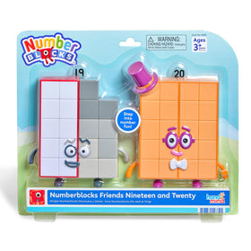Hand2mind Numberblocks Nineteen figure for imaginative counting play.