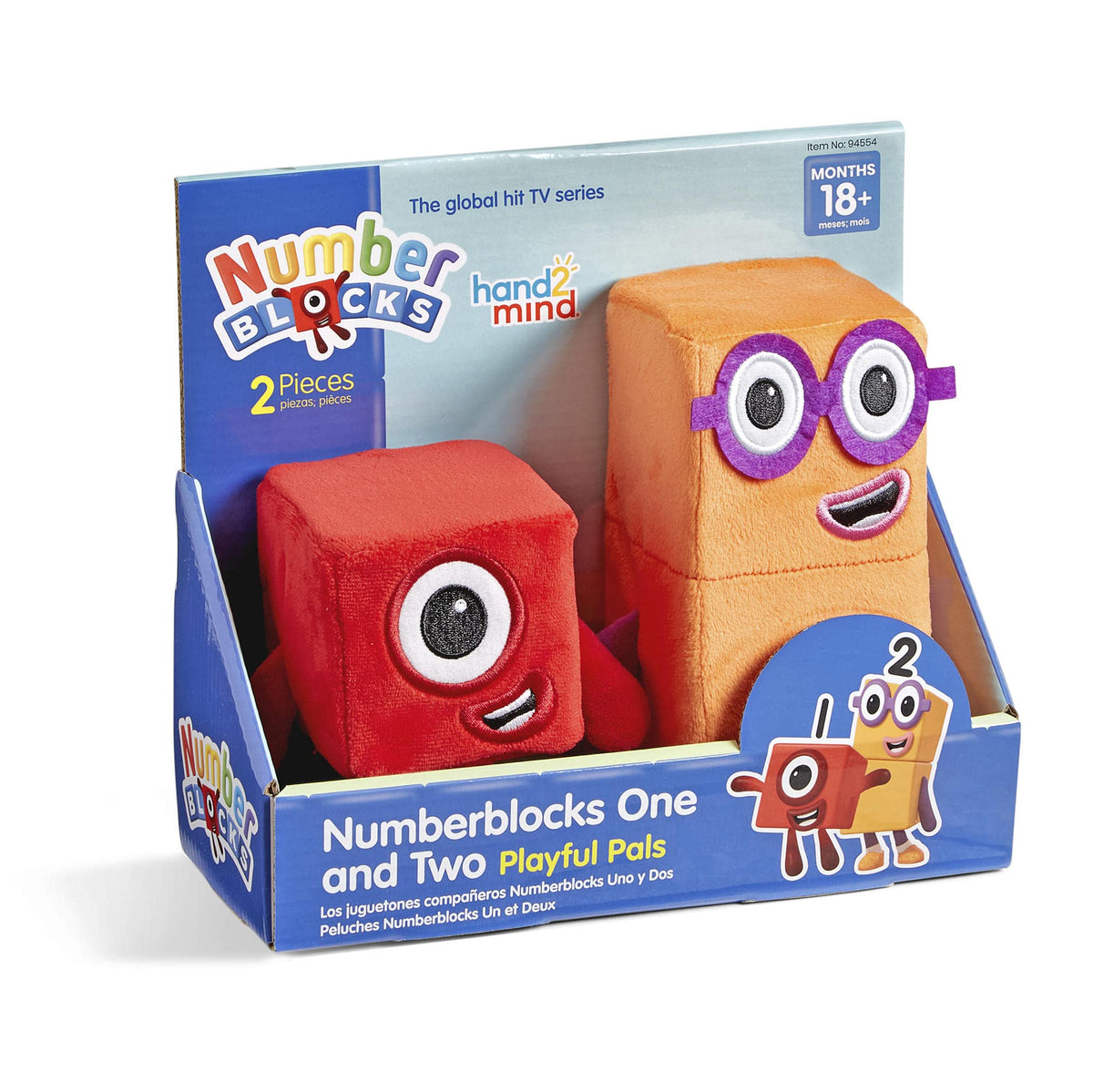 hand2mind Numberblocks One plush pal for cozy learning adventures