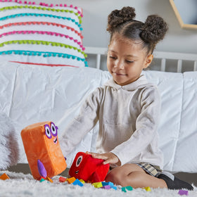hand2mind Numberblocks plush displayed for classroom use