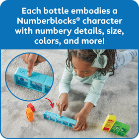 hand2mind Numberblocks bottle five blends colors and calming movement for quiet moments.