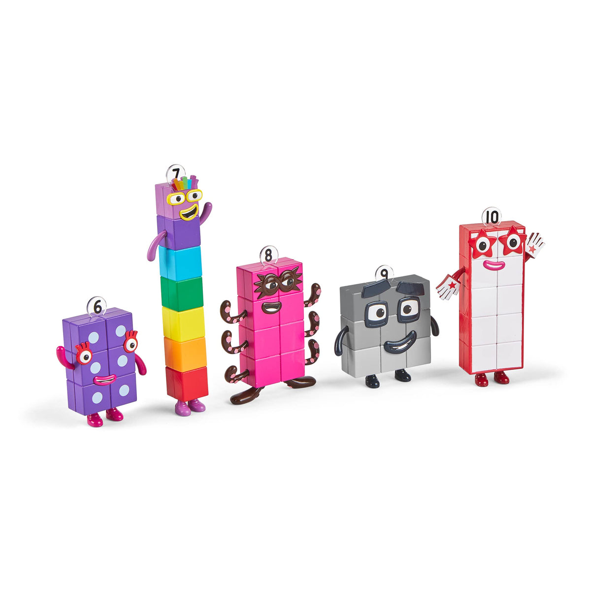 hand2mind Numberblocks figures bundle supports compatible play with other Numberblocks sets