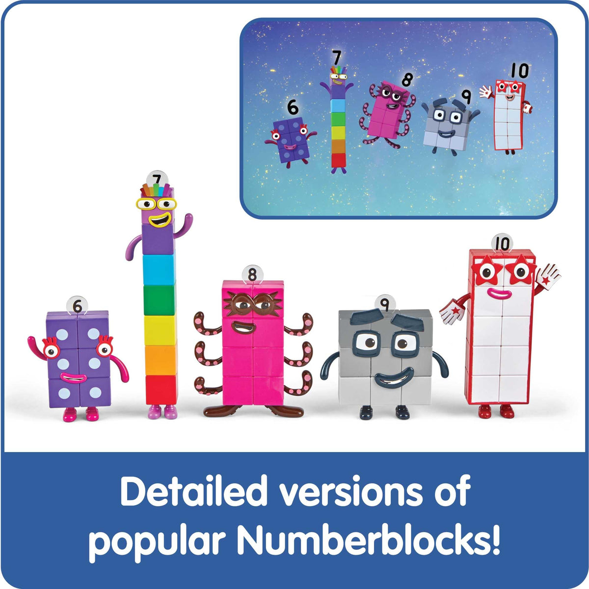 hand2mind Numberblocks Eight front view promotes counting skills through pretend adventures