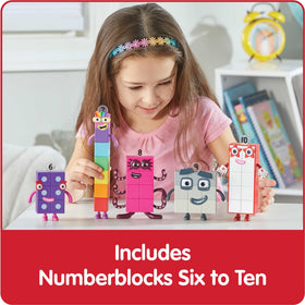 hand2mind Numberblocks Seven front view supports number recognition and storytelling fun