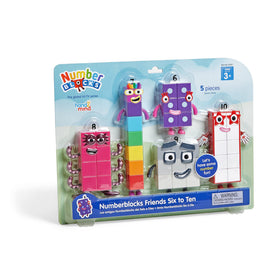 hand2mind Numberblocks Six figure front view for counting practice and imaginative play