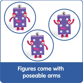 hand2mind Numberblocks Ten front view encourages counting sequences and pattern building