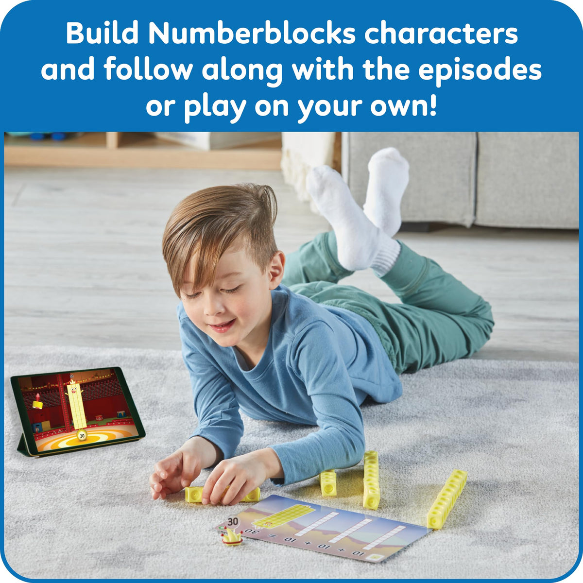 Hand2mind Numberblocks sticker sheet sparks customization and personal Numberblocks stories.