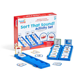 hand2mind Sort That Sound tiles front view improve early phonemic awareness