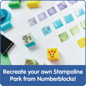 hand2mind Stampoline Park theme image for imaginative stamping adventures