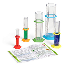 Hand2mind Starter Science base nests for compact storage after activities.