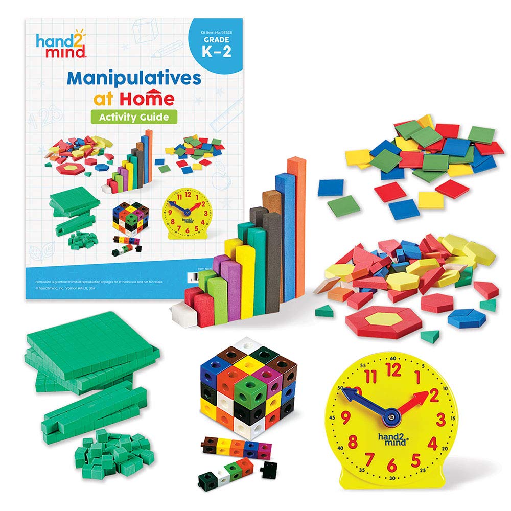 hand2mind Take Home kit snap cubes for counting and patterns at home
