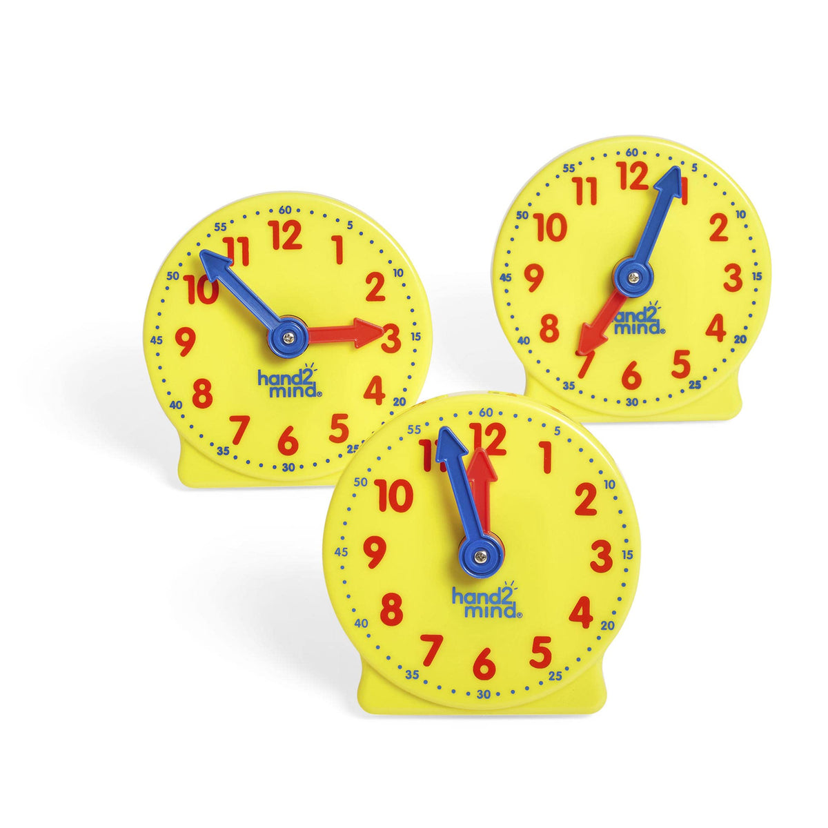 hand2mind teaching clocks in action support immersive time-telling centers.